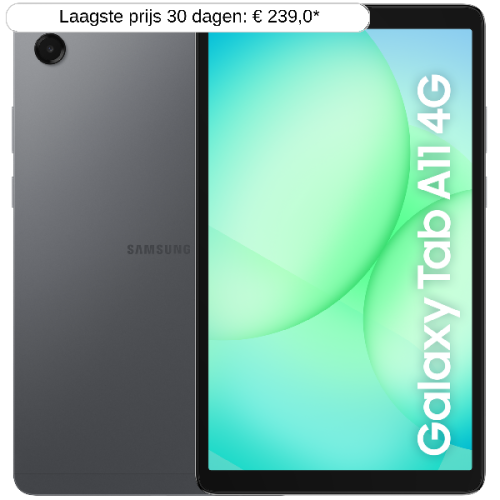 SAMSUNG Galaxy Tab A11 - 8.7 inch - 128 GB - Grijs - Wifi + 4G (LTE)