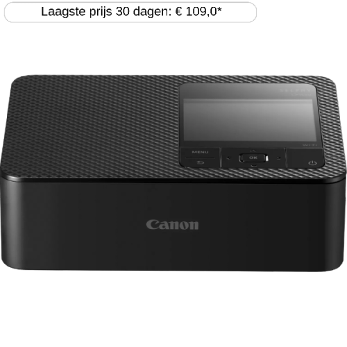 CANON Fotoprinter Selphy CP1500 Zwart (5539C002AA) Fotoprinter