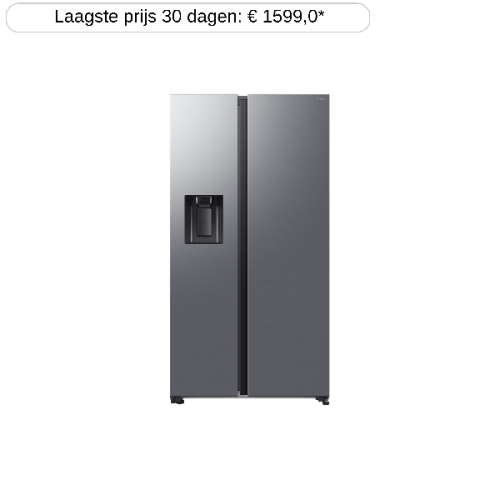 SAMSUNG RS70F66KCTEF - Amerikaanse koelkast - breedte 91.2 cm - hoogte 178.4 cm - NoFrost