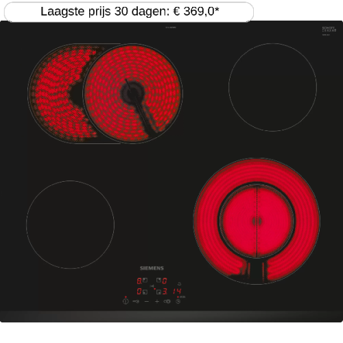 SIEMENS ET631BNB1E - Kookplaat - Inbouw - Keramisch - breedte 59.2 cm