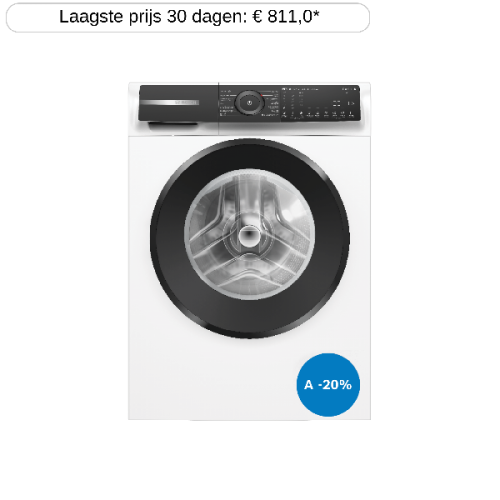 BOSCH WGH2440AFG - Wasmachine voorlader - 9 kg - 1400 rpm - 72 dB