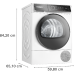 BOSCH WQB235BSFG - Warmtepompdroger - 8 kg - 61 dB - Energielabel C