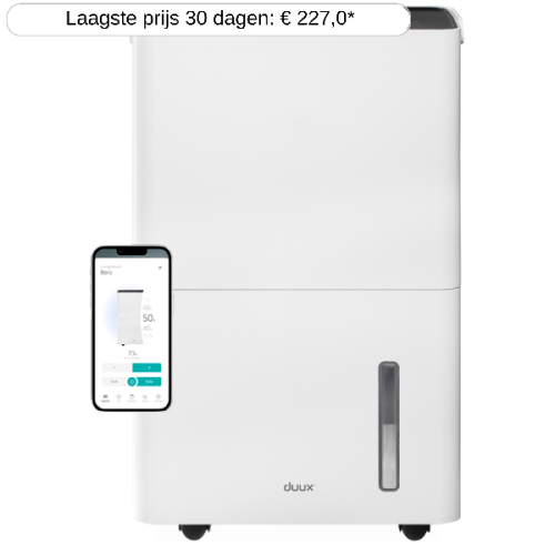 DUUX Bora 20L Smart Luchtontvochtiger incl Laundry Mode