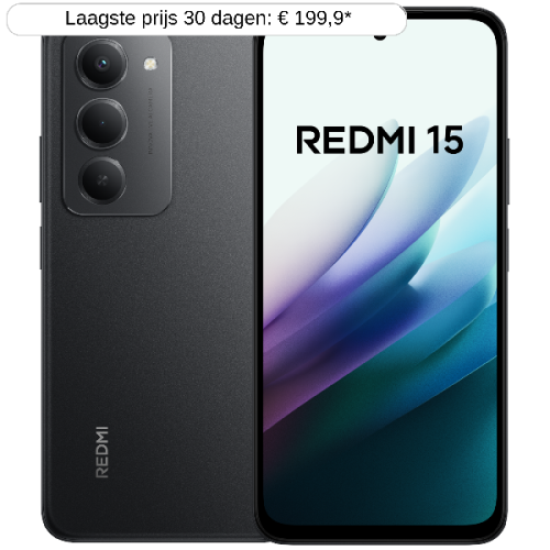 XIAOMI REDMI 15 4G - 8GB RAM 256G ROM - Zwart