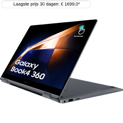 SAMSUNG Galaxy Book4 360 NP750QGK-KG1BE - 15 inch - Intel Core 7 150U - 16 GB - 512 GB - HD Graphics