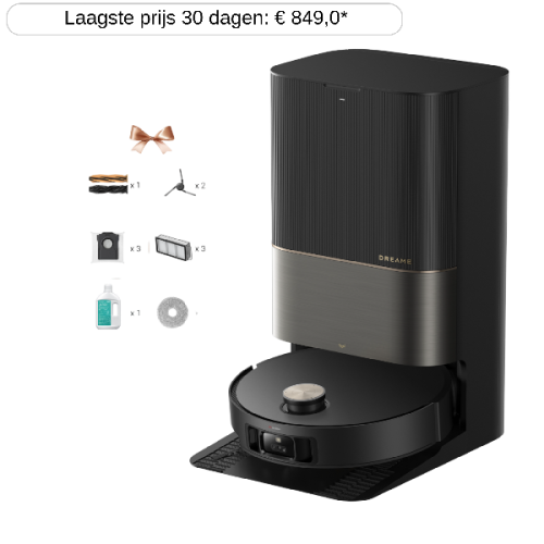 DREAME Robotstofzuiger X50 Ultra Complete Zwart