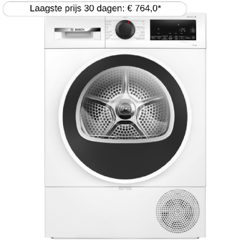 BOSCH WQG133DCFG - Warmtepompdroger - 8 kg - 63 dB - Energielabel C