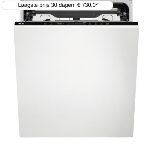 AEG FSE75737P - inbouwvaatwasser - Volledig geïntegreerd - 14 bestekken - 44 dB(A)