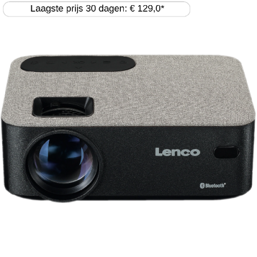 LENCO HD Bluetooth beamer 4000 lm (LPJ-700BKGY)