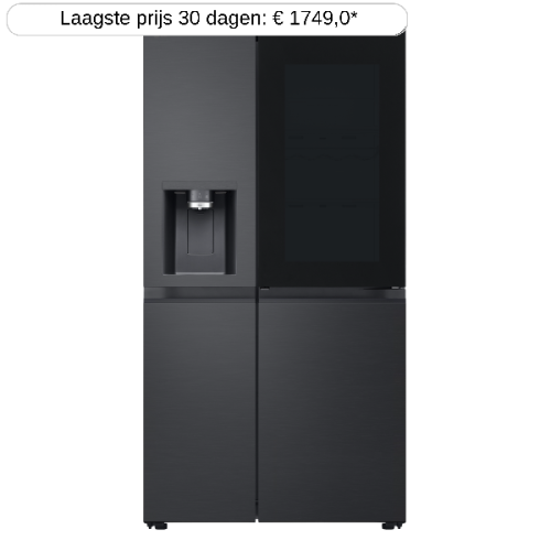 LG GSXE81EVBD - Amerikaanse koelkast - breedte 91.3 cm - hoogte 179 cm - NoFrost