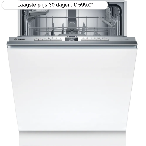 BOSCH SMV4HTX00E - inbouwvaatwasser - Volledig geïntegreerd - 13 bestekken - 46 dB(A)