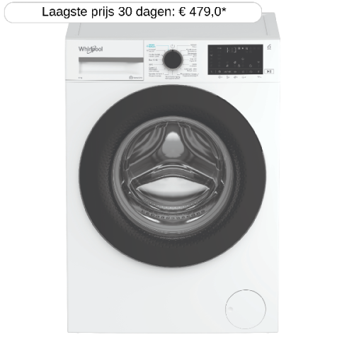 WHIRLPOOL WAM 87WB BE - Wasmachine voorlader - 8 kg - 1400 rpm - 76 dB