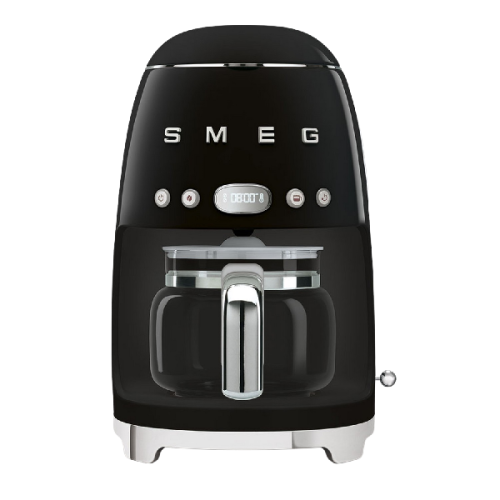 SMEG  50's Style Collection (DCF02BLEU) - Koffiezetapparaat - Inhoud (waterreservoir): 1,4 l - Warmhoudtijd 40 min - Zwart