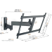 VOGELS Muurbeugel Full Motion+ 40" - 77" Zwart (TVM 3645)