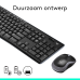 LOGITECH Draadloos toetsenbord en draadloze muis MK270 AZERTY Zwart (920-004524)