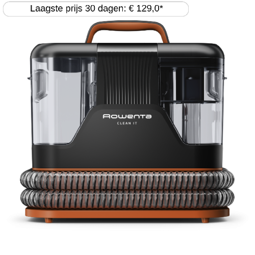ROWENTA Clean It IN5011F0 Vlekkenreiniger Zwart & Oranje