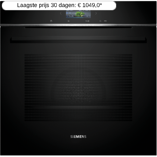 SIEMENS HB774G1B1 Inbouw Oven - nishoogte 59.5 cm - inhoud 71 l - Pyrolytisch