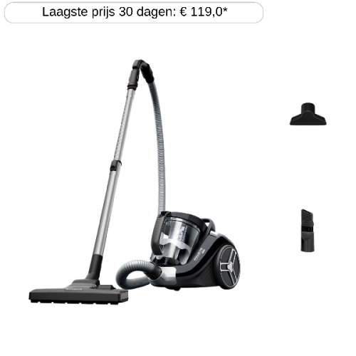 ROWENTA Compact Power XXL RO4825EA Stofzuiger zonder Zak Zwart