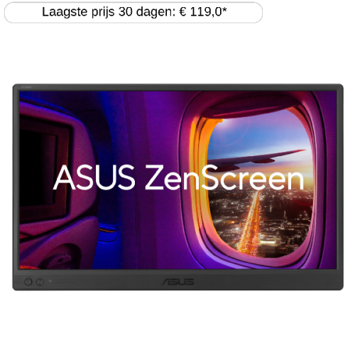ASUS Monitor ZenScreen Portable - 15.6 inch - Full HD - IPS (In-Plane Switching) - MB169CK
