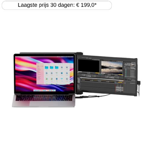 MOBILE PIXELS Duex Plus DS - 13.3 inch - Full HD - IPS (In-Plane Switching)