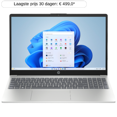 HP 15-fd0006nb - 15.6 inch - Full-HD - Intel Processor N200 - 8 GB - 512 GB - UHD Graphics