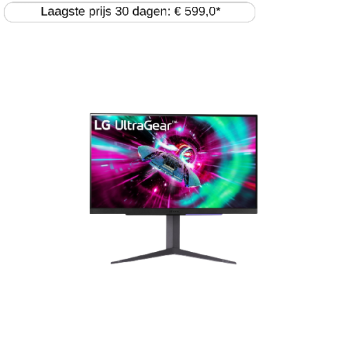 LG Gaming monitor UltraGear 27GR93U-B 27" Ultra HD 4K (27GR93U-B.AEU)