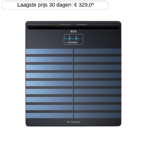 WITHINGS Body Scan Black - Personenweegschaal