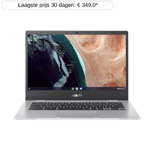 ASUS Chromebook CX1400CKA-NK0688 - 14 inch - Full HD - Intel Celeron N4500 - 4 GB - 128 GB - UHD Graphics