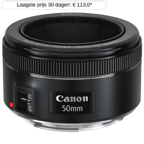 CANON Standaardlens EF 50mm F1.8 STM (0570C005AA)