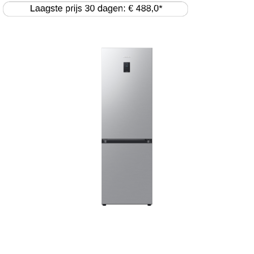 SAMSUNG RB34C671DSA/EF - Koelvriescombinatie - breedte 59.5 cm - hoogte 185.3 cm - NoFrost
