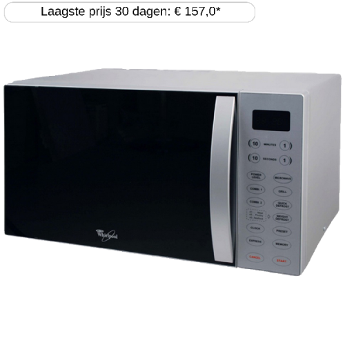 WHIRLPOOL MWO 611 SL - Magnetron - 850 W - Inhoud 30 l