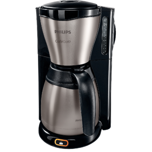 PHILIPS  (HD7548/20) - Koffiezetapparaat - Inhoud (waterreservoir): 1,2 l - Zilver