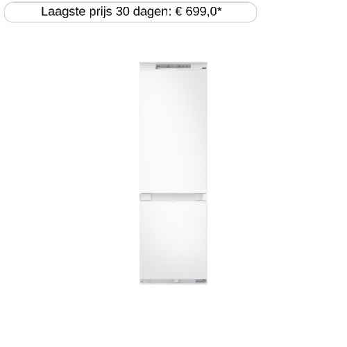 SAMSUNG BRB80F26DES0EF - Inbouw Koel-vriescombinatie - NoFrost - Nishoogte 178.2 cm