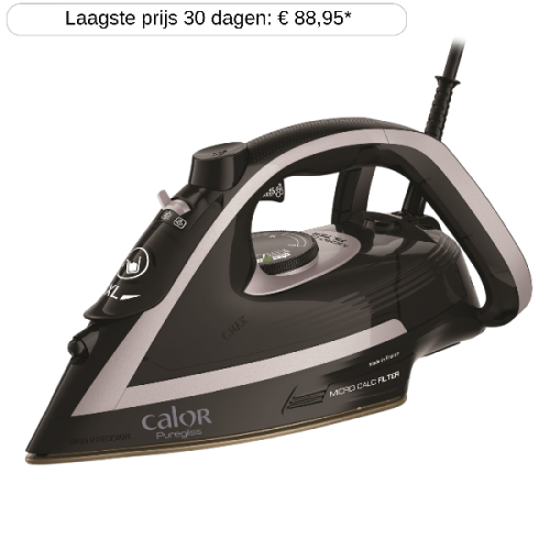 CALOR Stoomstrijkijzer PureGliss (FV8062C0)