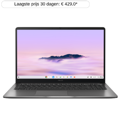 ASUS Chromebook CX1505CTA-S72225 - 15.6 inch - Full HD - Intel® Processor N250 - 8 GB - 128 GB - UHD Graphics