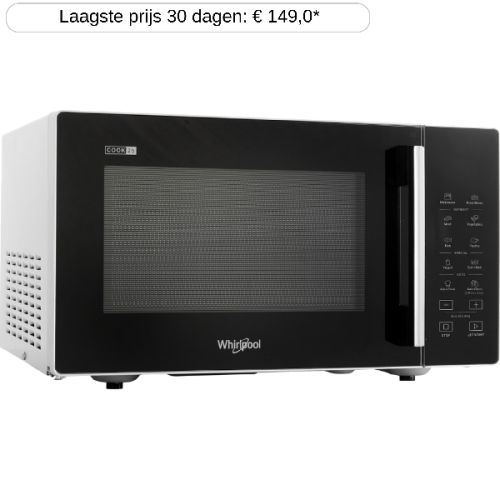 WHIRLPOOL MWP 251 SB - Magnetron - 900 W - Inhoud 25 l