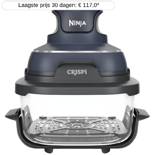 NINJA Crispi 4-in-1 Compacte glazen Airfryer Airfryer