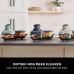 NINJA Crispi 4-in-1 Compacte glazen Airfryer Airfryer