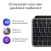 LOGITECH Draadloos toetsenbord MX Keys Mini voor Mac AZERTY Grijs (920-012646)