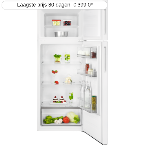 AEG RDB424E1AW - Koel-vriescombinatie - breedte 55 cm - hoogte 143.4 cm