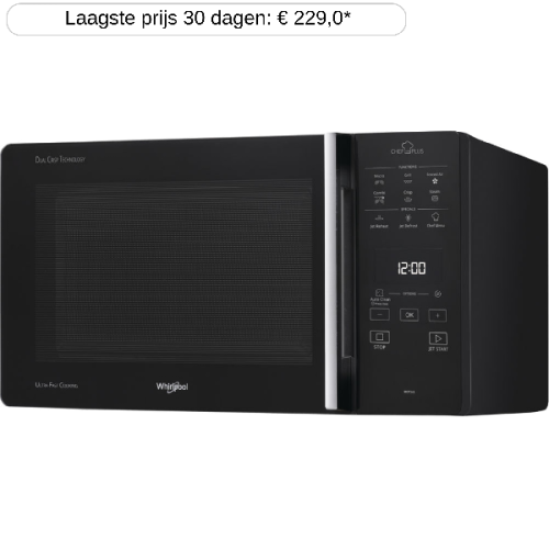 WHIRLPOOL MCP 349 BL - Magnetron - 800 W - Inhoud 25 l