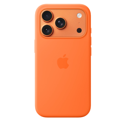 APPLE Cover Silicone MagSafe iPhone 17 Pro Oranje