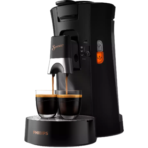 PHILIPS  Senseo Select  (CSA240/60) - Koffiepadmachine - Met Pad- / capsulesysteem - Inhoud (waterreservoir): 900 ml - Zwart