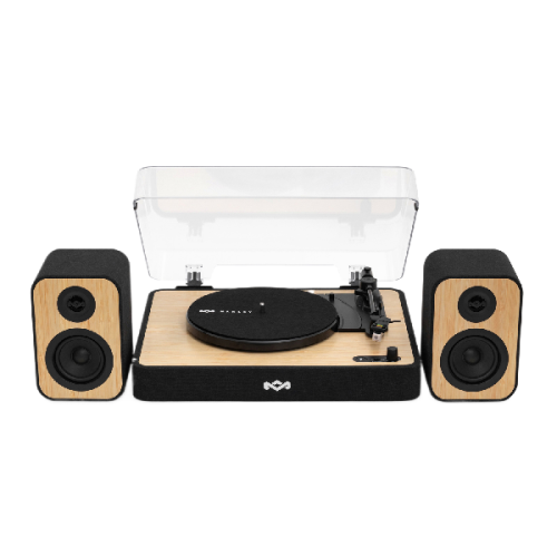 HOUSE OF MARLEY Revolution platenspeler + 2 speakers (EM-JT304-SB)