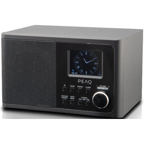 PEAQ DAB+ Bluetooth-radio Zwart (PDR170BT-B)