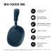 SONY Draadloze koptelefoon met Noise Cancelling WH-1000XM6 Blauw