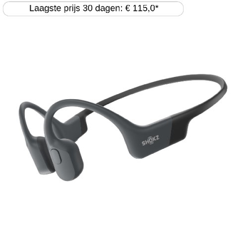 SHOKZ OpenRun USB-C Bone conduction hoofdtelefoon - Zwart