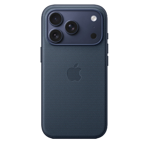 APPLE Cover TechWoven met MagSafe iPhone 17 Pro Blauw