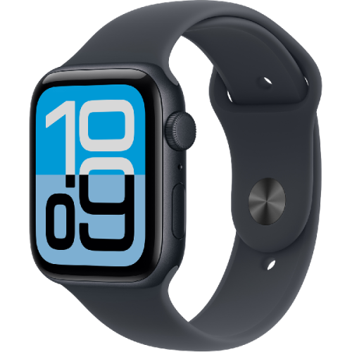 APPLE Watch SE 3 GPS - 44mm Midnight Aluminium Case - Midnight Sport Band - M/L