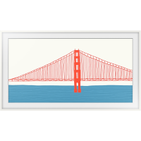 SAMSUNG TV-frame aanpasbare bezel 43" The Frame 2021 Wit (VG-SCFA43WTBXC)